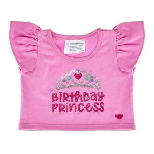 Build-A-Bear Birthday Princess T-Shirt Birthday Gifts | HJIFB8172