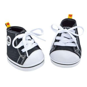 Build-A-Bear Black Canvas Hi-Tops Summer Fun | ZSGIW5692