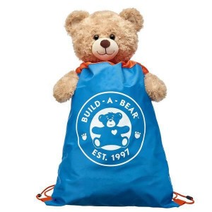 Build-A-Bear Blue & Orange Toy Bear Carrier Purses And Backpacks | PFAGT9204