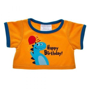 Build-A-Bear Dinosaur Birthday Tee Birthday Gifts | CUXTQ2835