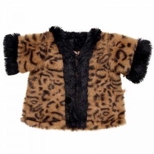 Build-A-Bear Faux Leopard Fur Coat Valentines Day | XTQBL3075