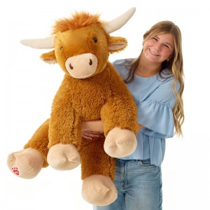 Build-A-Bear Giant Shaggy Highland Cow Stuffed Animal Cows | IRGYJ8723