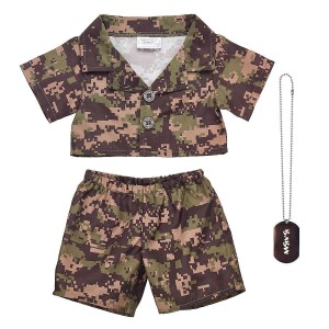 Build-A-Bear Green Camo Uniform Outfits | FRMAU6375