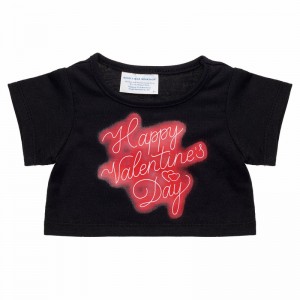 Build-A-Bear Happy Valentines Day Neon Shirt Valentines Day | QGMXH9068