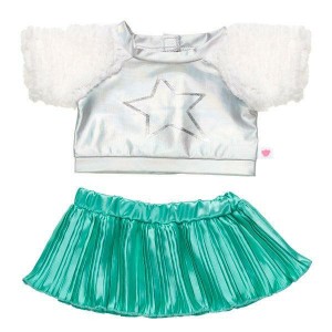 Build-A-Bear Honey Girls Sherpa Skirt Set Outfits | ZVYCS0831