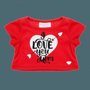 Build-A-Bear I Love You More T-Shirt Valentines Day | NTYUD6450