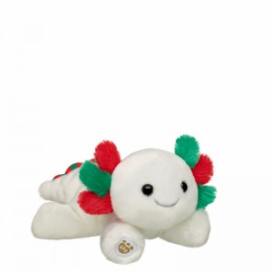 Build-A-Bear Mini Beans Festive Fun Axolotl Stuffed Animal - Limited Edition Mini Beans | JCBYA7124