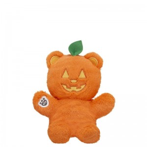 Build-A-Bear Mini Beans Pumpkin Glow Halloween Teddy Bear Mini Beans | STAFK0256