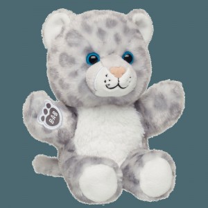 Build-A-Bear Mini Beans Snow Leopard Zoo Animals | ESCUH4621