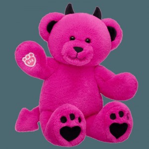 Build-A-Bear Pink Bear Devil Valentines Day | QKNSC0897