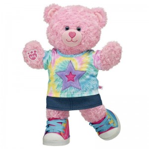 Build-A-Bear Pink Cuddles Teddy Bear Rainbow Gift Set Birthday Gifts | IJKXZ6123