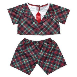 Build-A-Bear Plaid Holiday Suit Outfits | CEPXZ4683