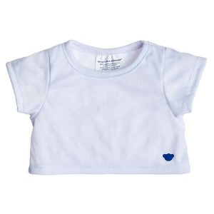 Build-A-Bear White T-Shirt Tees | VRAUK1649