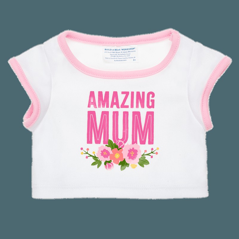 Build-A-Bear Amazing Mum Tee Tees | GLDTV4631