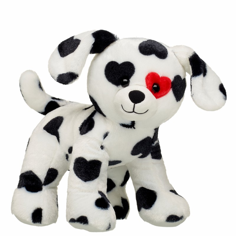 Build-A-Bear Be Mine Dalmatian Stuffed Animal - Vault Collection Valentines Day | AWBYX0789