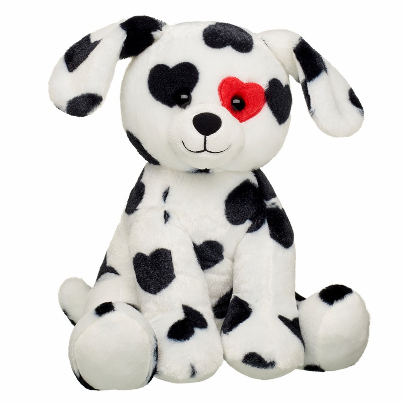 Build-A-Bear Be Mine Dalmatian Stuffed Animal - Vault Collection Valentines Day | AWBYX0789