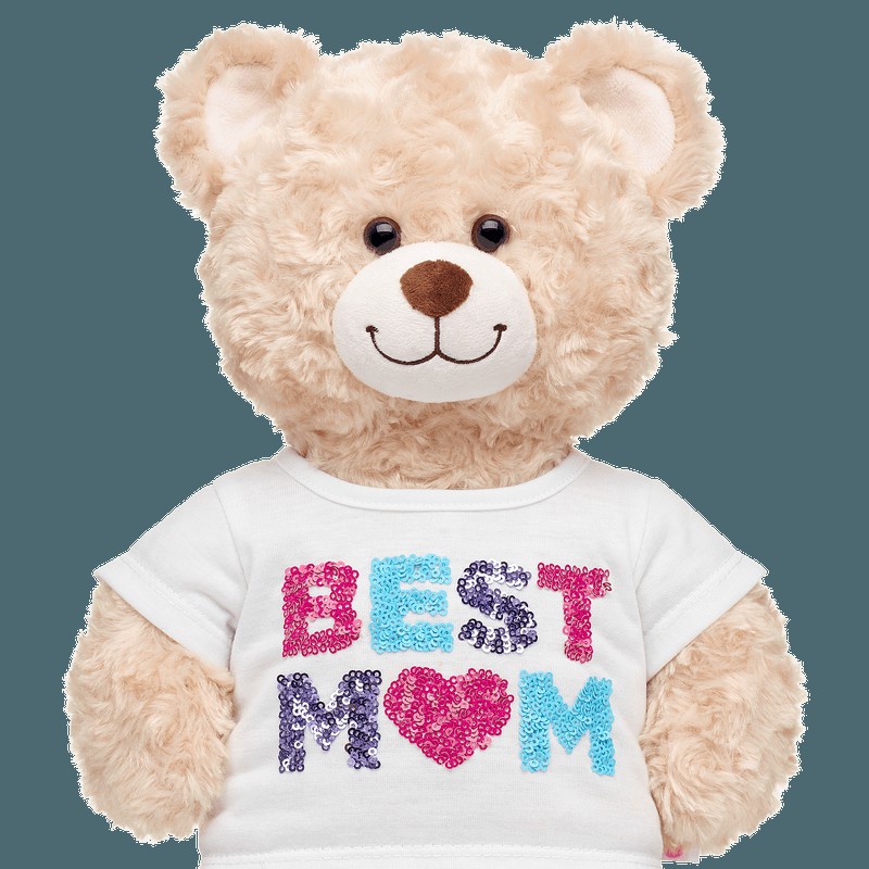 Build-A-Bear Best Mum Sequin Tee Tees | XDHMU1057