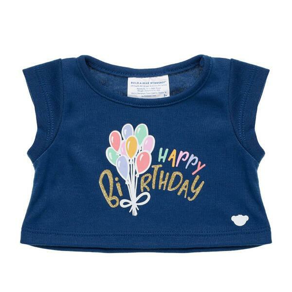 Build-A-Bear Birthday Balloons T-Shirt Birthday Gifts | CATOY8671