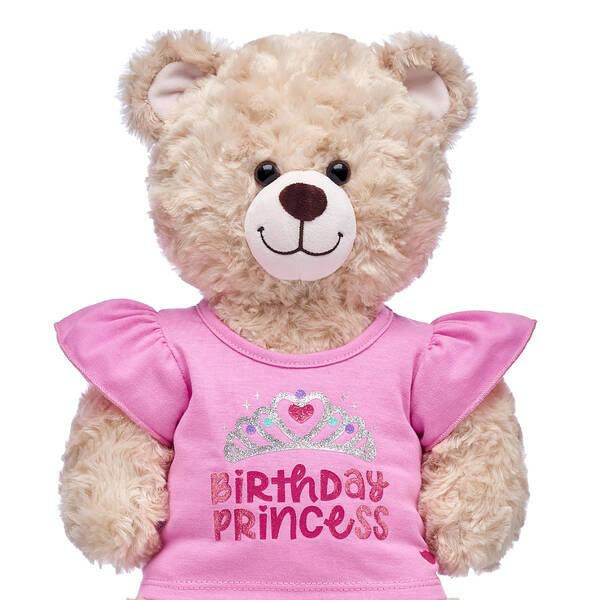 Build-A-Bear Birthday Princess T-Shirt Tees | BWPZO1439