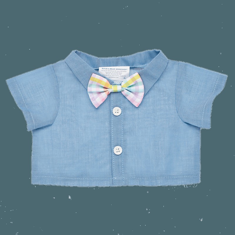 Build-A-Bear Chambray Shirt Tees | LVUMD0516