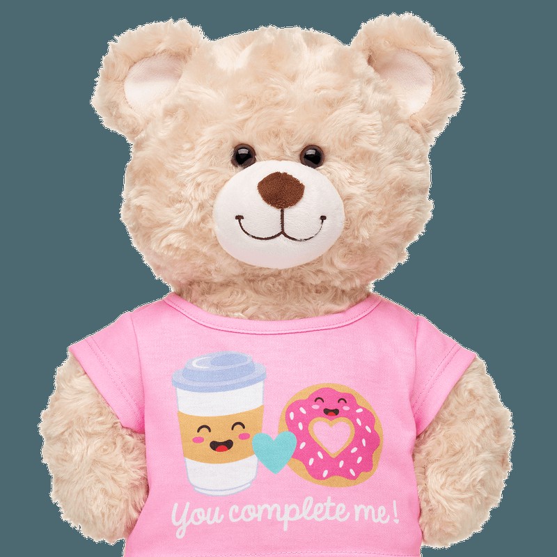 Build-A-Bear Coffee & Donut T-Shirt Valentines Day | HCKUF3107