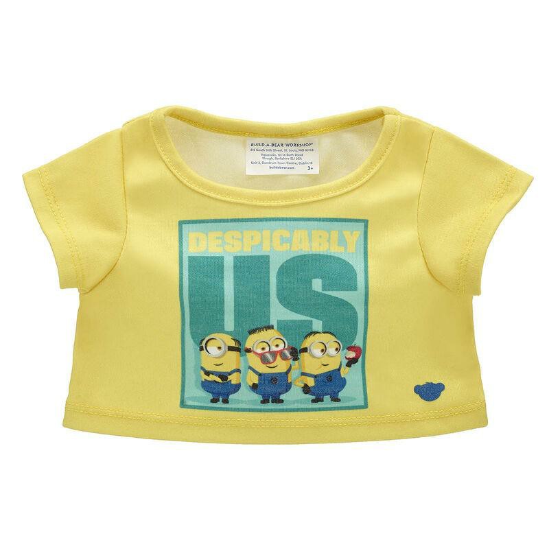 Build-A-Bear Despicable Me 4 Minions T-Shirt Tees | AZNMD1273