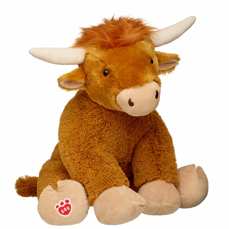 Build-A-Bear Giant Shaggy Highland Cow Stuffed Animal Cows | IRGYJ8723