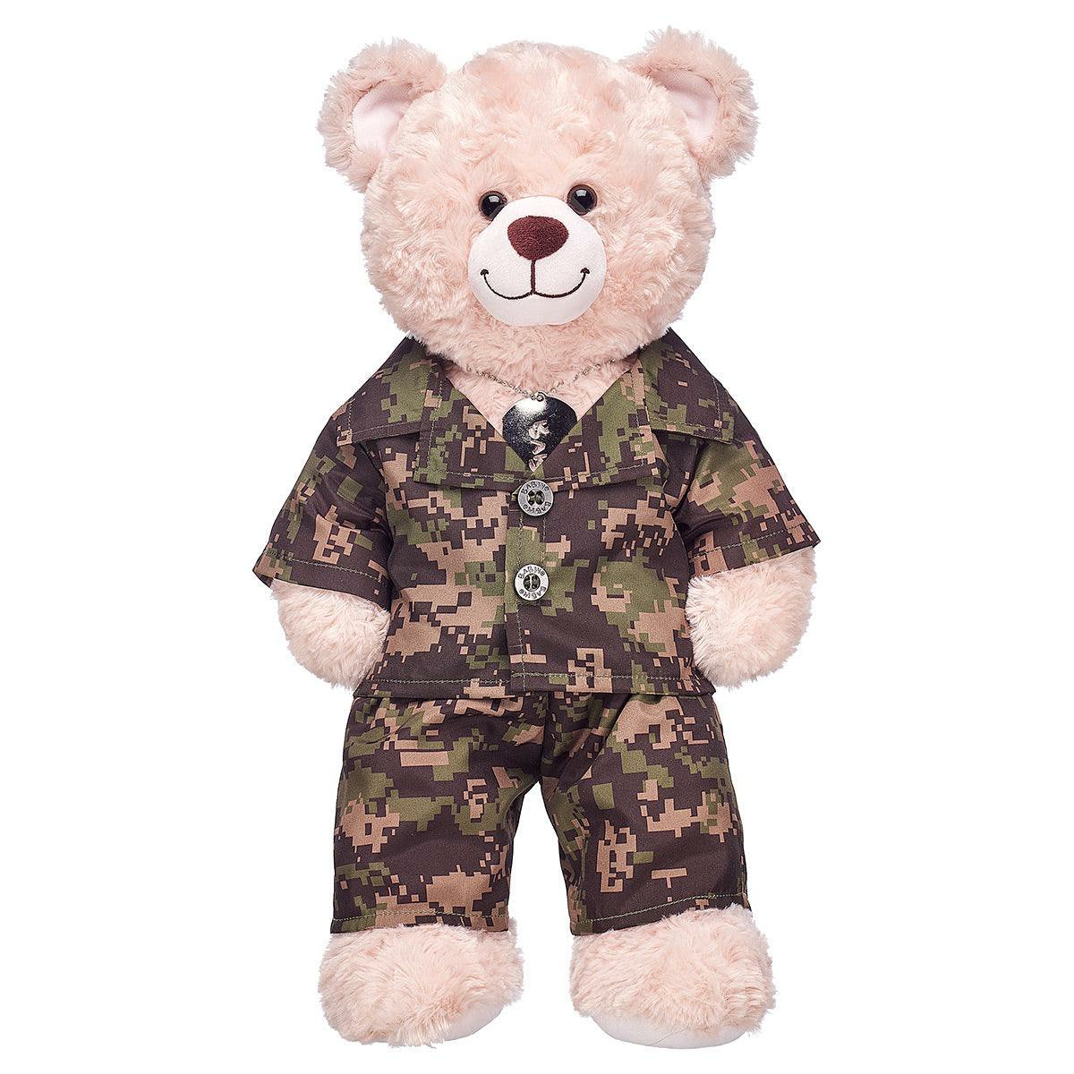 Build-A-Bear Green Camo Uniform Outfits | FRMAU6375