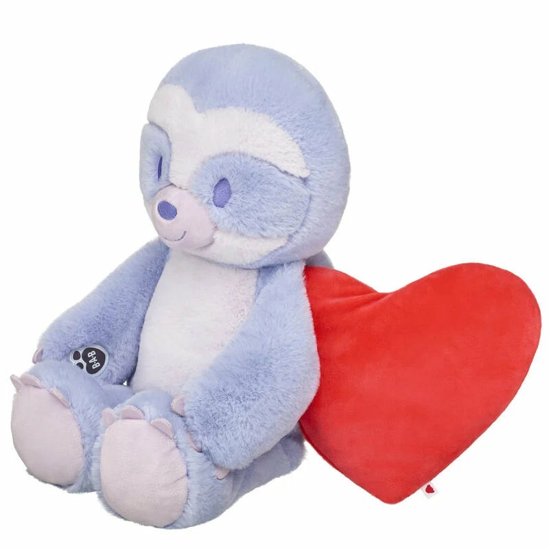 Build-A-Bear Heartwarming Hugs Purple Sloth Weighted Soft Toy Heart Warming Hugs | MXZEL0348