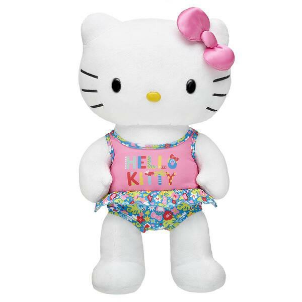 Build-A-Bear Hello Kitty® Tropical Swimsuit Swimwear | EGLHI6902