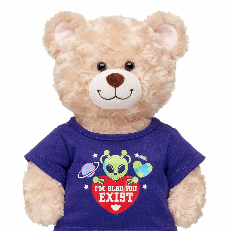 Build-A-Bear I'm Glad You Exist T-Shirt Tees | KMTQN5640