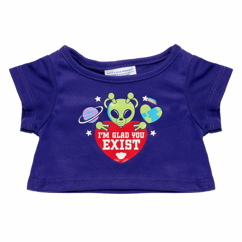 Build-A-Bear I\'m Glad You Exist T-Shirt Tees | KMTQN5640