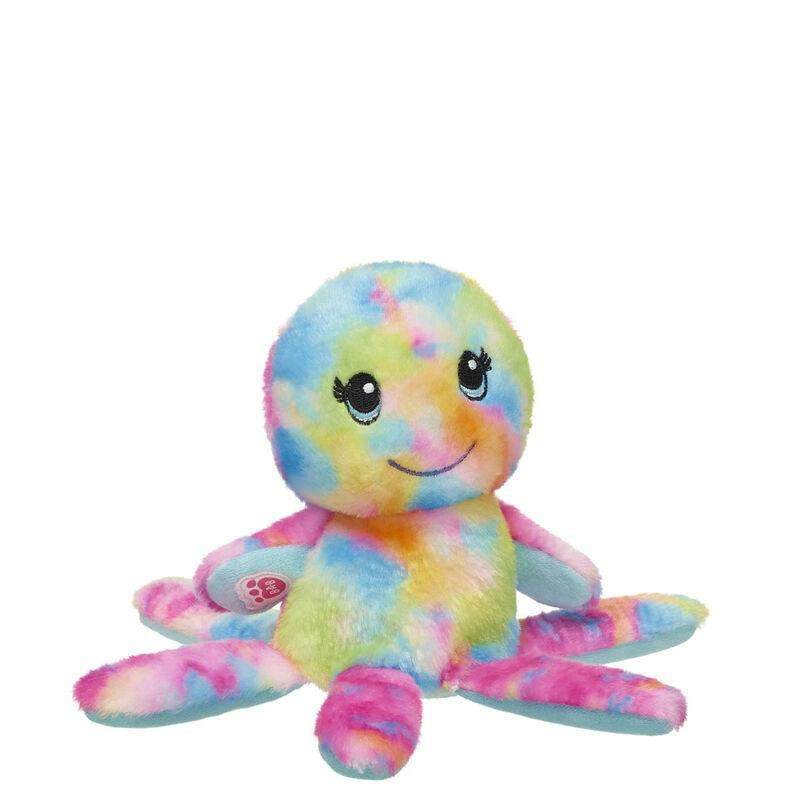 Build-A-Bear Mini Beans Rainbow Octopus Soft Toy Rainbow Friends | GBZVQ3718