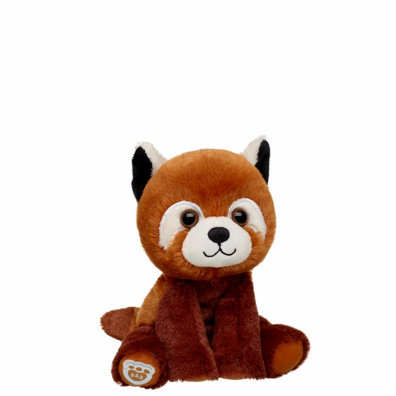 Build-A-Bear Mini Beans Red Panda Stuffed Animal Zoo Animals | VZKFG7052