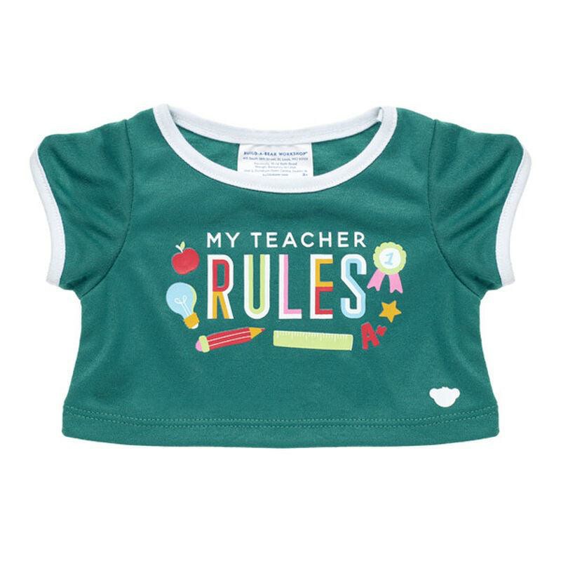 Build-A-Bear My Teacher Rules T-Shirt Tees | LOJTR0931