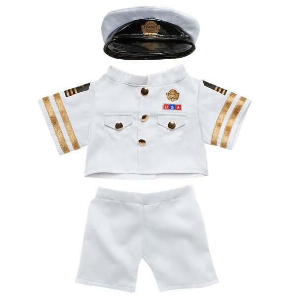 Build-A-Bear Naval Officer Uniform Outfits | GMDAI7059