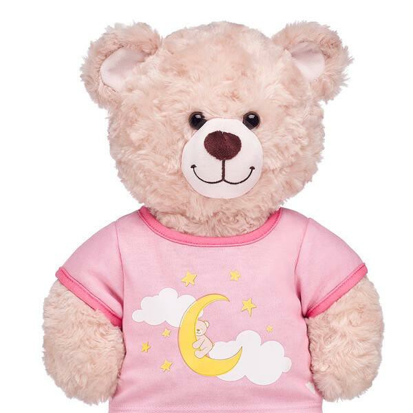 Build-A-Bear Pink Baby Moon T-Shirt Tees | CGFHS5169