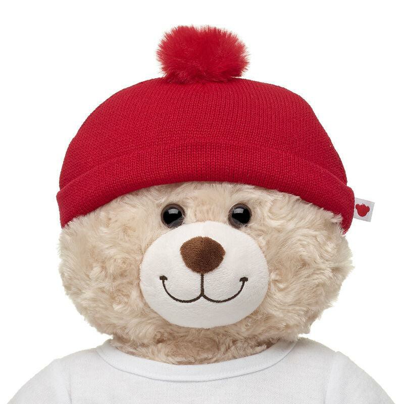 Build-A-Bear Red Pom Beanie Hats & Headwear | GKPDZ7658