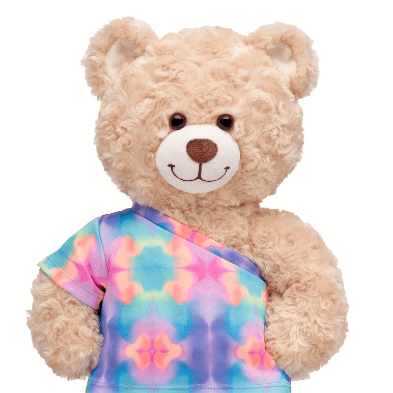 Build-A-Bear Tie Dye One Sleeve Shirt Summer Fun | XFTAD9043