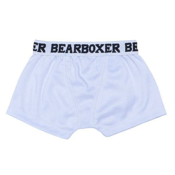 Build-A-Bear White Bear Boxer Bottoms | LWAYD8013