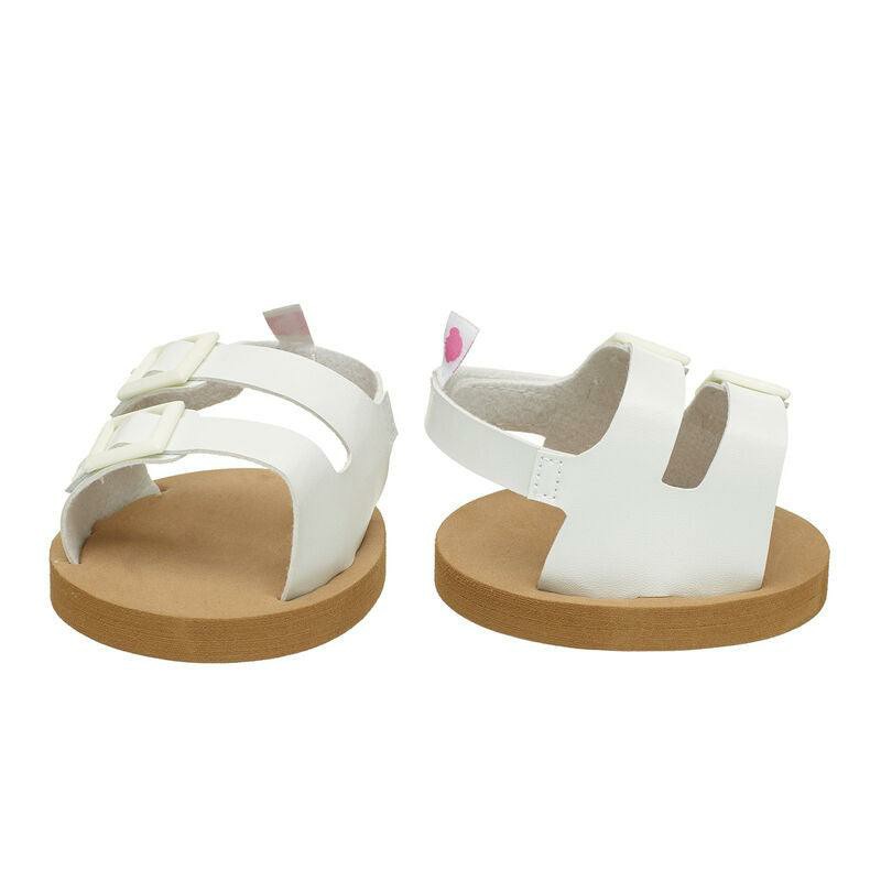 Build-A-Bear White Sandals Summer Fun | TJLQE9406